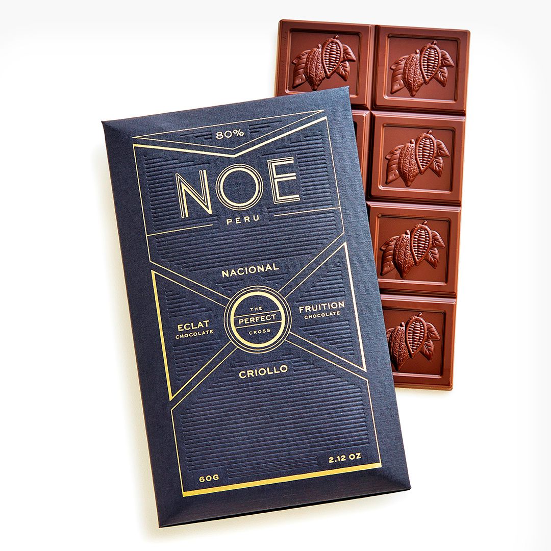 Image of Noe packaging and the bar itself.