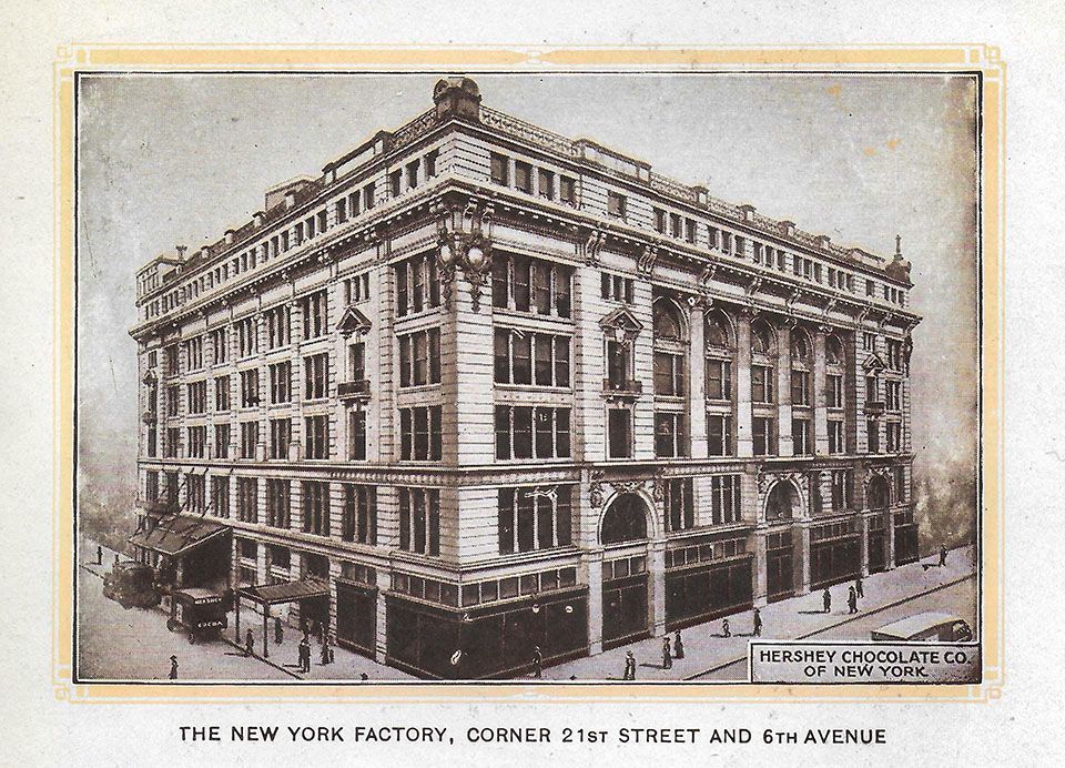 The New York Factory, from 'Hershey - The Chocolate Town,' Promotional Pamphlet, ca. 1922