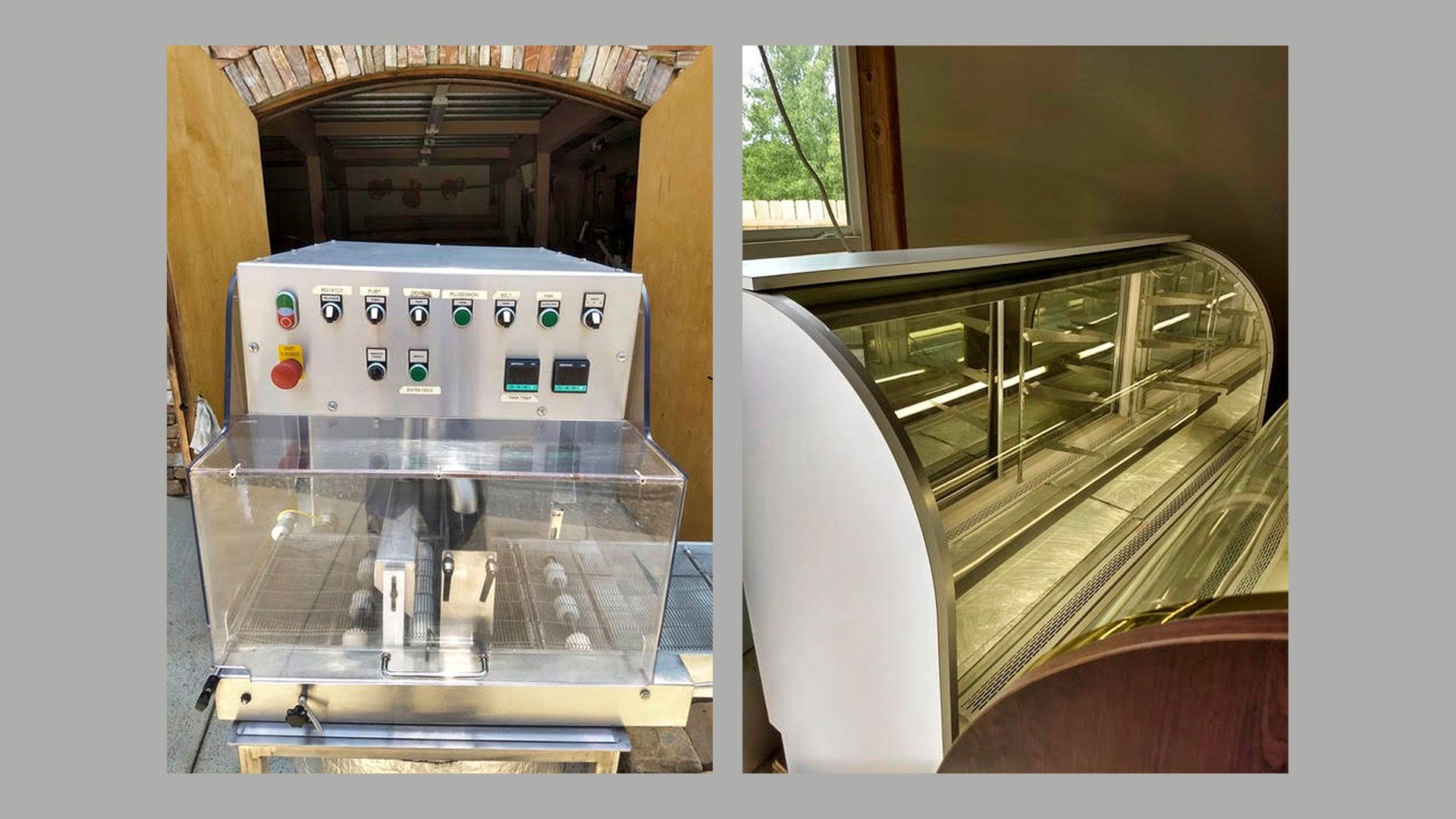 UPDATE – NovaChoc Continuous Tempering Machine, AA Display Case, Storage Cabinets & more