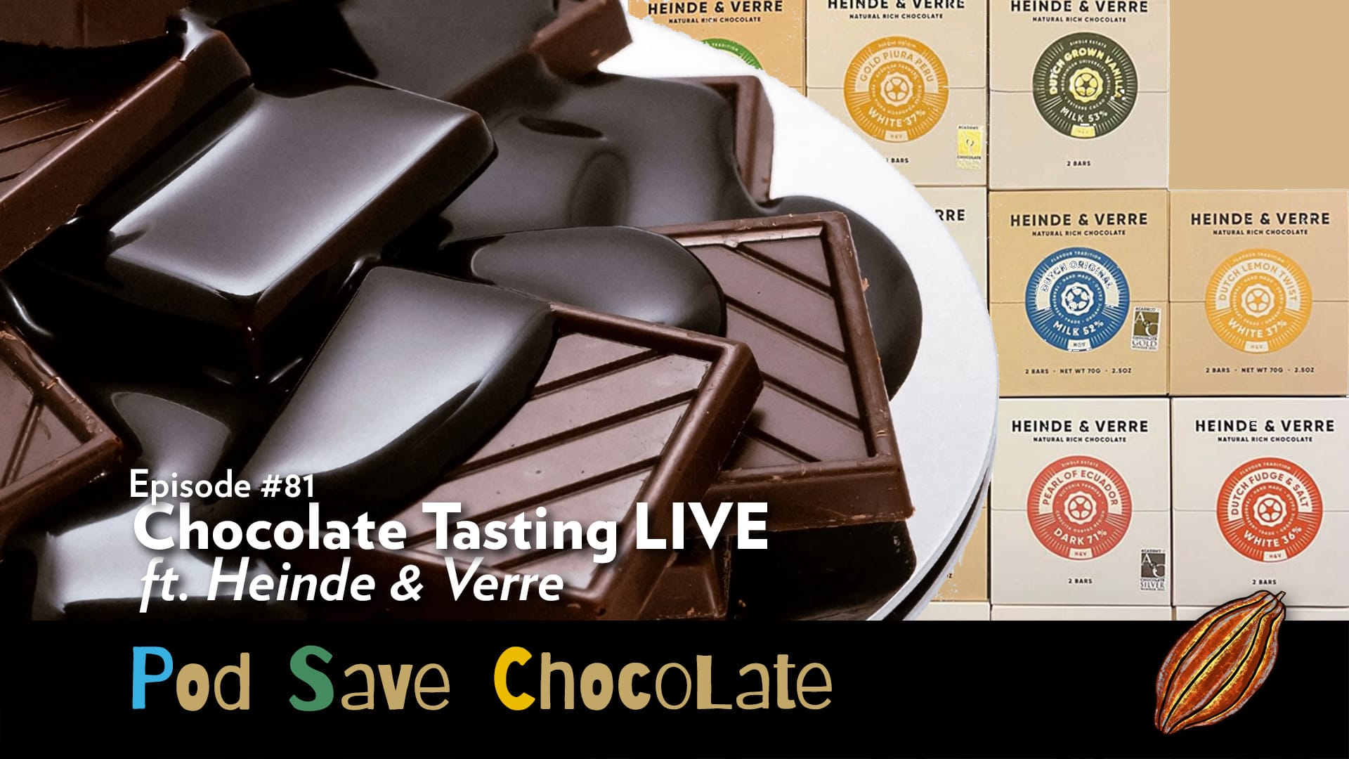 “Chocolate Tasting” feat. Heinde & Verre | #PodSaveChocolate Ep81