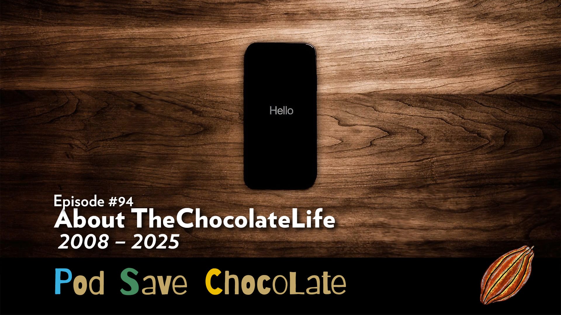 About TheChocolateLife, 2008-2025 | #PodSaveChocolate Ep94