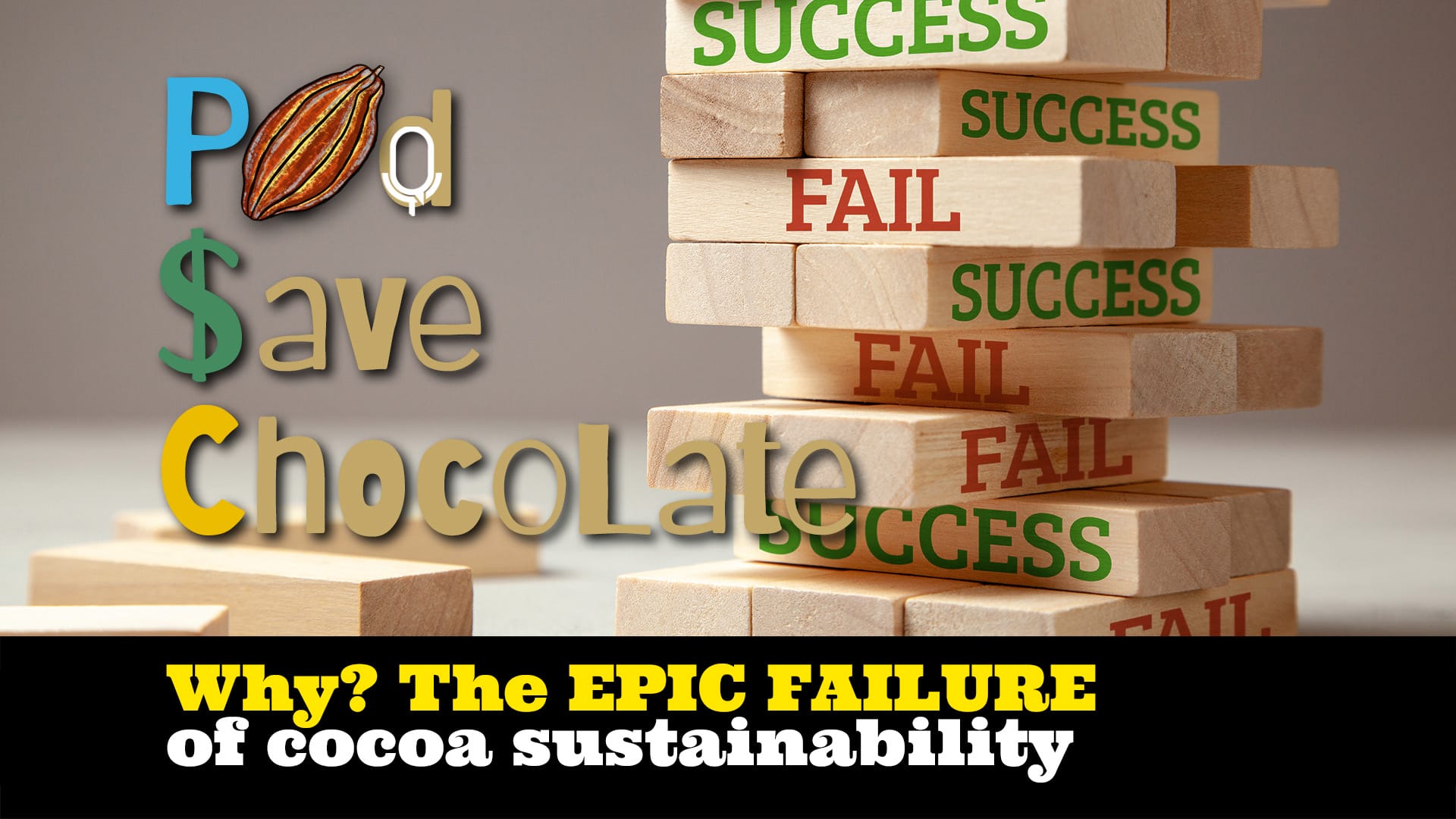 Why the EPIC FAILURE of Cocoa Sustainability Initiatives? | #PSC 161
