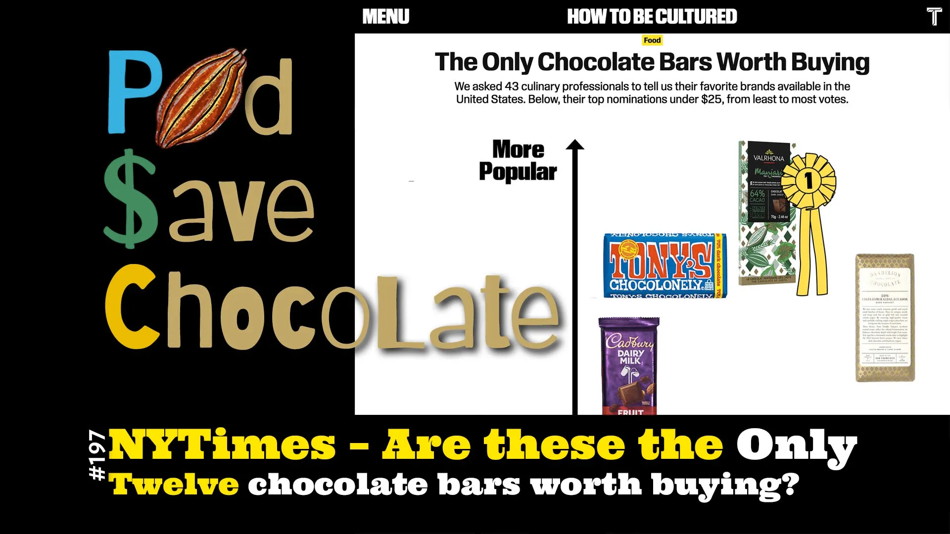 Are these Twelve “The Only Chocolate Bars Worth Buying?” | #PSC 197