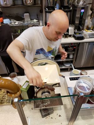 Reinventing Himself & His Chocolate: Oded “Max” Brenner Opens NYC's Blue Stripes