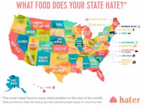 Does Any State Say They Hate Chocolate?